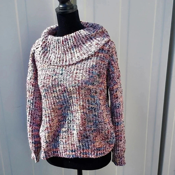 Art Class Girls XXL (18) Multi Color Sweater Pullover Cowl Neck - Picture 4 of 8